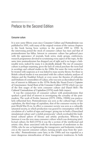 Consumer Culture And Postmodernism Published In Association With Theory ...