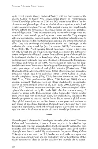 Consumer Culture And Postmodernism Published In Association With Theory ...