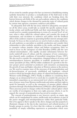 Consumer Culture And Postmodernism Published In Association With Theory ...
