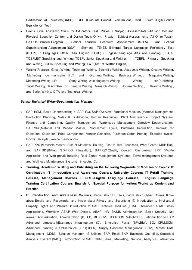SriramWriterResume