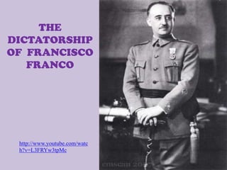 The dictatorship of franco