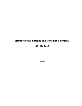Estimate costs in fragile and transitional contexts
23 July 2014
205680
 