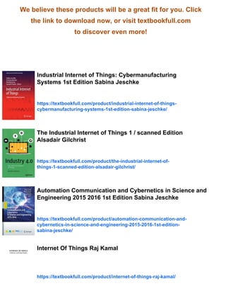 Industrial Internet of Things Sabina Jeschke | PDF