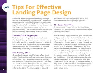 9
Tips For Effective
Landing Page Design
Sometimes a well thought-out marketing campaign
requires multiple landing pages t...