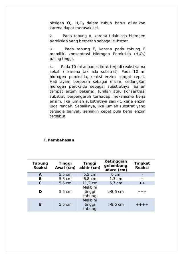 Contoh Laporan Kerja Biologi - Contoh Aneka