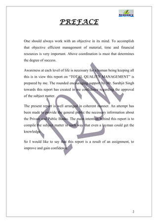 project-report-on-total-quality-management | DOC