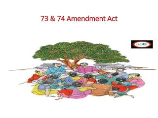 73 & 74 Amendment Act
 