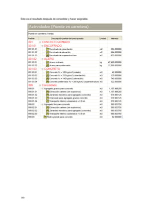 140
Este es el resultado después de consolidar y hacer asignable.
 