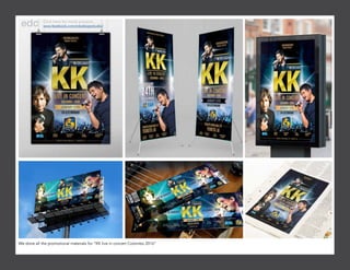 We done all the promotional materials for “KK live in concert Colombo 2016”
Click here for more projects:
www.facebook.com/edcdesignstudio/
 