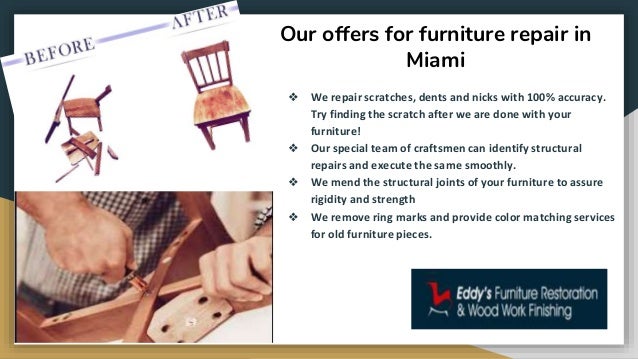 Quick Furniture Restoration And Repair Services In Miami