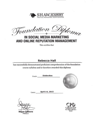 Diploma Social Media Management