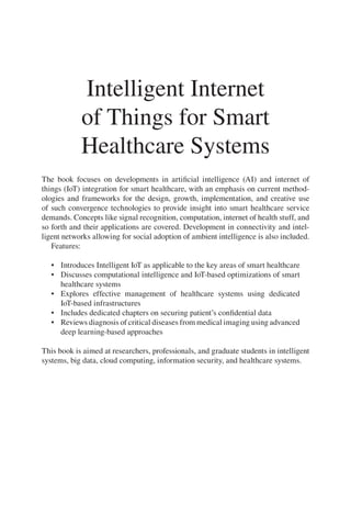 Intelligent Internet of Things for Smart Healthcare Systems Durgesh ...