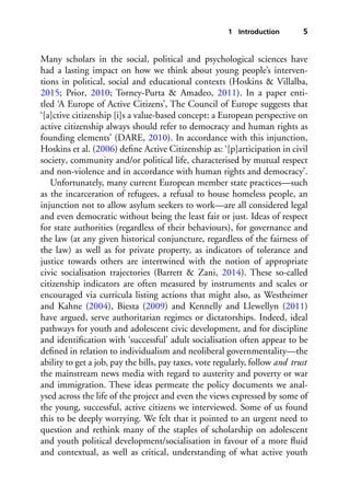Youth Active Citizenship in Europe: Ethnographies of Participation ...