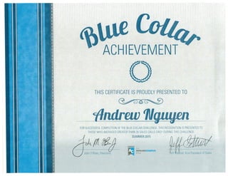 Blue Collar Award