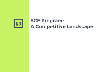 Scf Jobs SCF in India an overview and way forward | PDF