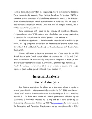 Eni SpA Case Analysis | DOCX
