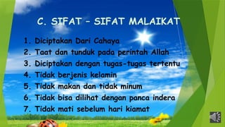 Iman kepada malaikat Allah dan Tugasnya, Jibril mikaik izril izrafil ...