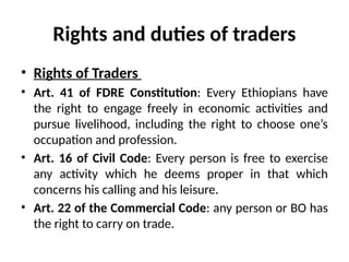 Trading Rights 739870120-Law-of-Traders-and-Business-Organizations-Ch-1-and-2-Some ...