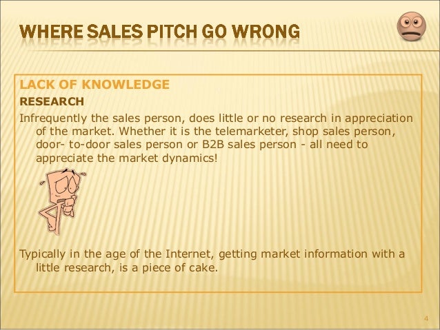 Where Sales Pitch Go Wrong