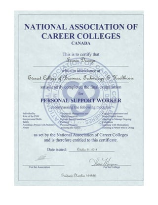 NACC Certificate