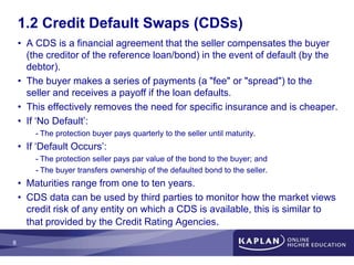 Credit Swaps 7_Credit Derivatives | PPTX