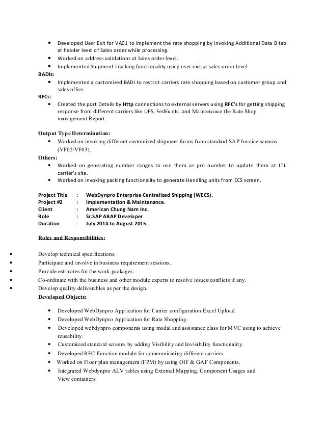 Manojramkumar D(Sap Abap Consultant)