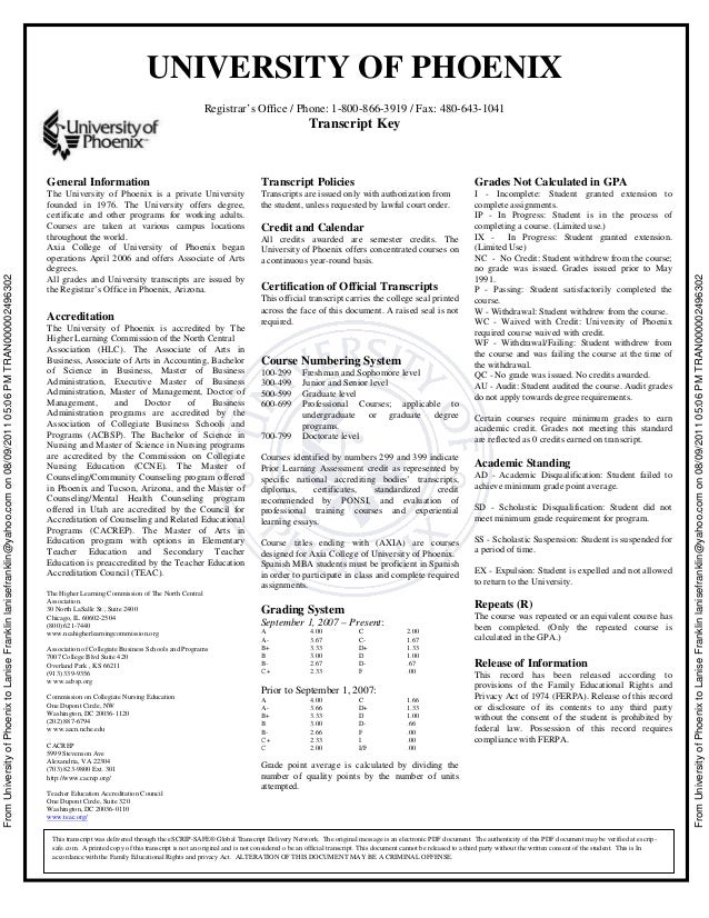 university of phoenix transcript request university of phoenix transcript request