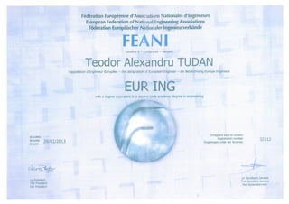EUR ING licence