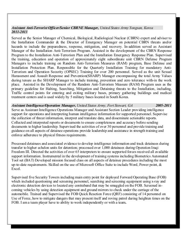 tommy brown military transition resume military transition resume