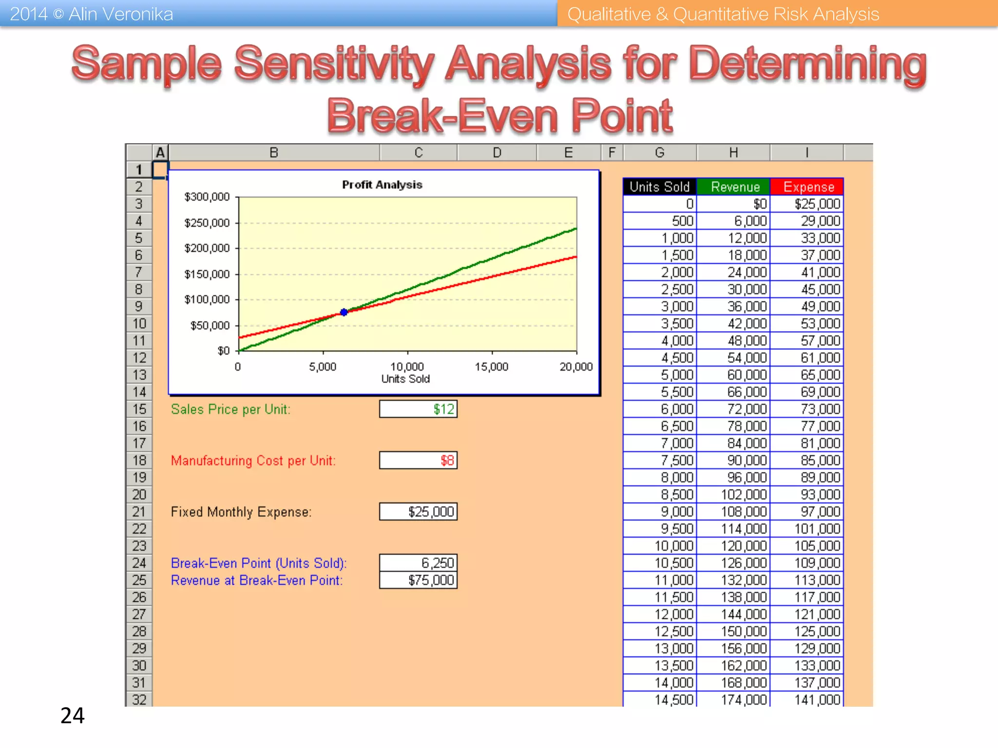 2014 © Alin Veronika Qualitative & Quantitative Risk Analysis
24	
  
 