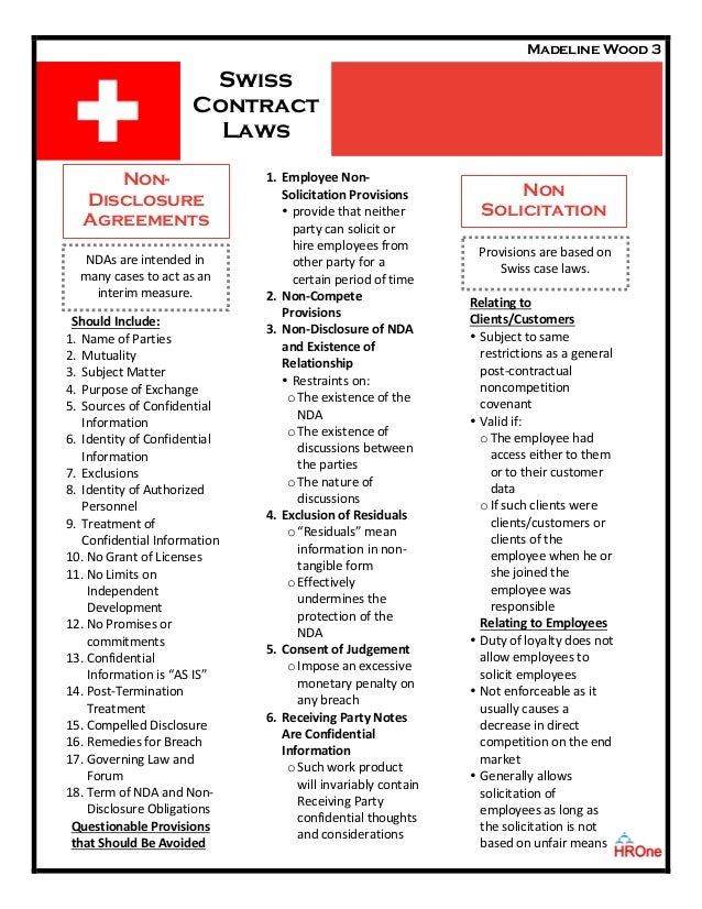 Swiss Contract Law