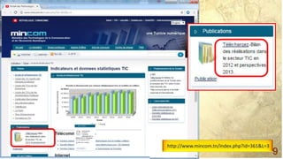 Mohamed Louadi, PhD – ISG-Tunis (mlouadi@louadi.com)
9
http://www.mincom.tn/index.php?id=361&L=3
 