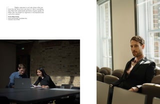 “	 Higher education is not only about what you
learn but also about how you learn it—this is something
that Hult truly understands and fosters.A great quality of
Hult is the way hands-on experience is incorporated into
each of its courses.”
Dorian Mejia Zuniga
Senior Area Manager, Puig Middle East
Colombia, Class of 2015
 