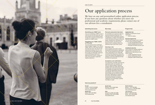 Submitting your GMAT score
If you are submitting a GMAT score, it
must be less than five years old. Your
score reports can be ordered online
at mba.com. Contact us to see if you
qualify for a GMAT waiver.
Submitting your TOEFL, IELTS
or PTE score
You will need to prove a proficient
level of English to apply. Your official
TOEFL, IELTS, or PTE score must be
less than two years old. Due to visa
requirement issues in the U.K., we
recommend non-EEA applicants to
the London and Ashridge campuses
submit IELTS tests taken at an
approved UKVI Centre. Contact us
if you have questions regarding
English proficiency.
Personal assessment interviews
All candidates are required to attend a
personal assessment interview. The
interview can be conducted in person,
via telephone, or Skype. The objectives
of this interview are to get to know you
better, evaluate your motivations to
join the program, and discuss the
details of your candidacy before the
admission team starts their review.
Securing a visa
Some students who plan to study
abroad with Hult will need an appropriate
visa. The time required to secure visas
varies, depending on your nationality
and which Hult campus you choose. Be
sure to plan ahead when applying to our
program, so we have ample time to help
you with the visa process.
Acceptance and confirmation
Our admissions committee will review all
applications after each deadline. Our
aim is to notify accepted or rejected
students within two weeks. We accept
students year-round, but priority is given
to candidates who apply early. We only
consider late applications if places are
still available. Once accepted, students
will normally have one month to confirm
their place. Depending on capacity,
the school may decide to shorten
the lead-time between acceptance
notification and confirmation, typically
from March or April.
Application fee
Payable on submission of your
application:
—— 150 U.S. Dollars
Annual program fee
The fee each program year is based
on your choice of home campus:
—— London 25,500 British Pounds
—— Dubai 135,900 Emirati dirham
—— Shanghai 227,900 Chinese yuan
Installment plan fee
If you choose our flexible Installment
Payment Plan, you will incur an
additional fee, depending on your
home campus:
—— London 350 British Pounds
—— Dubai 2,200 Emirati dirham
—— Shanghai 3,900 Chinese yuan
Our application process
We have an easy and personalized online application process.
If you have any questions about whether you meet our
professional and academic requirements, please contact one of
our advisors for a consultation.
Submitting test scores Next steps
Have any questions?
Europe	
London +44 207 341 8555
Lucerne + 41 41 417 4575
info.europe@hult.edu
Middle East	
Dubai +971 4 427 5800
info.mea@hult.edu
South Asia
Mumbai +91 22 4266 4491
info.india@hult.edu
Asia	
Hong Kong +852 2111 2399
Shanghai +86 21 6133 6588
info.asia@hult.edu
North America
Boston + 1 617 746 1990
San Francisco +1 415 869 2900
info.northam@hult.edu
Latin America
Miami +1 305 648 9746
Brazil +55 11 2122 9066
info.latam@hult.edu
Program fees
HOW TO APPLY
87 HULT.EDU/EMBA86 GLOBAL ONE-YEAR MBA
 