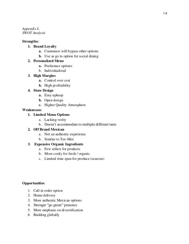 chipotle strengths term paper sample chipotle swot