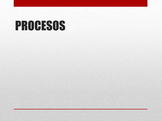 PROCESOS
 