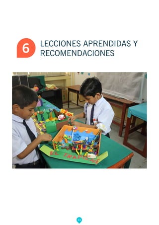 LECCIONES APRENDIDAS Y
RECOMENDACIONES6
44
 