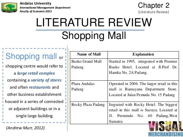 Literature review and theoretical framework