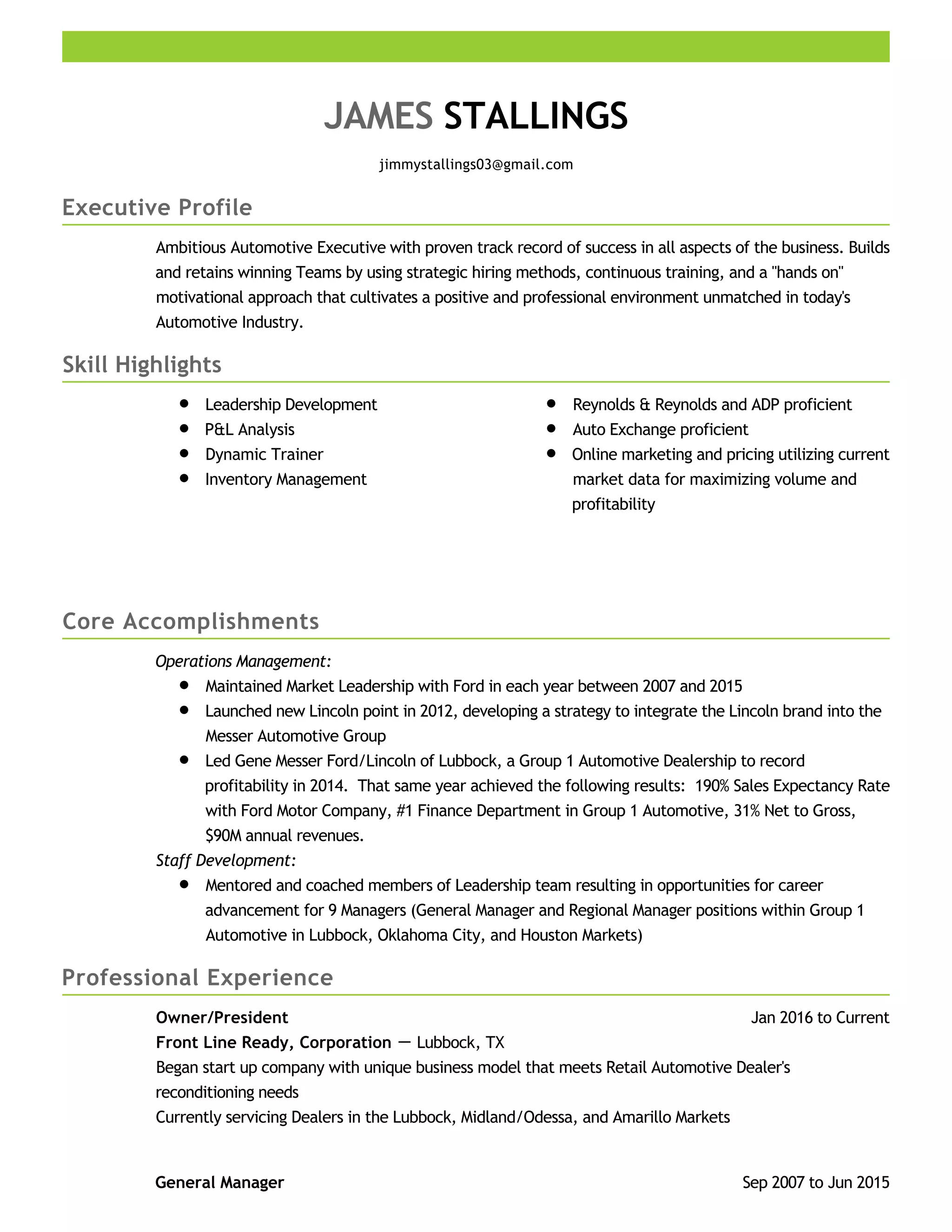James A Stallings Resume 1 PDF - James A Stallings Resume 1 1 2048 