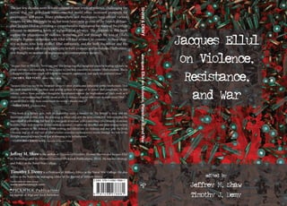 Jacques Ellul, Prof. J. SHAW AND Dr. ANOZIE, BOOK COVER, 2016