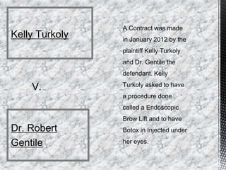 Dr. Robert
Gentile
Kelly Turkoly
V.
 