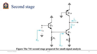Second stage
Figure The 741 second stage prepared for small-signal analysis
JETGI 16Himanshu Diwakar
 