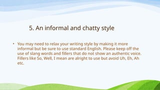 IGCSE-English First Language 0500-Journal-Writing presentation | PPTX