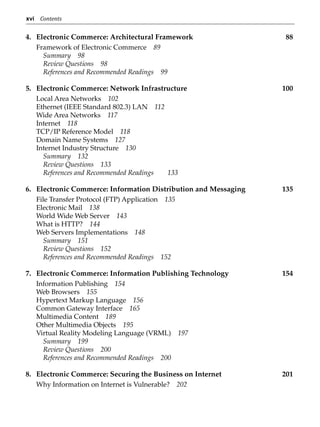Electronic commerce framework technologies and applications 4th Edition ...