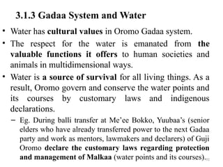 Comprehensive Overview of the Oromo Gadaa System: Cultural, Political ...