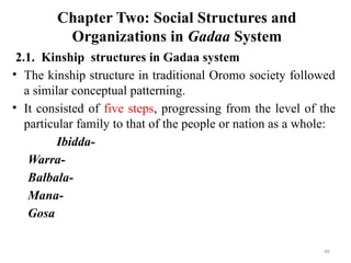 Comprehensive Overview of the Oromo Gadaa System: Cultural, Political ...