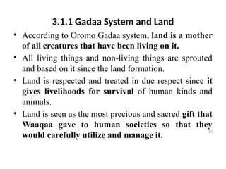 Comprehensive Overview of the Oromo Gadaa System: Cultural, Political ...