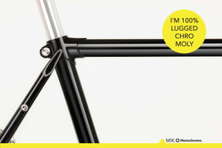 I’M 100%
LUGGED
CHRO
MOLY
 