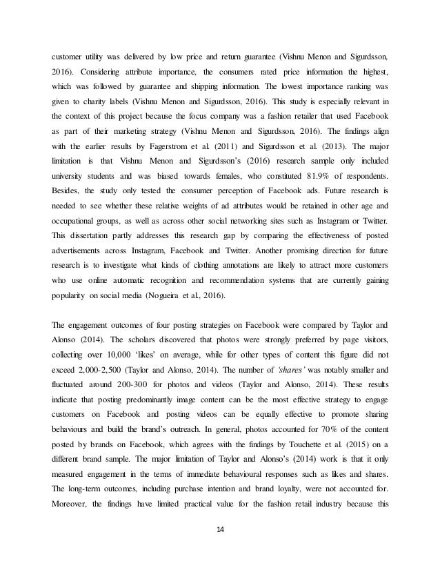 Dissertation on media