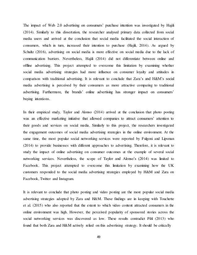 Dissertation on media